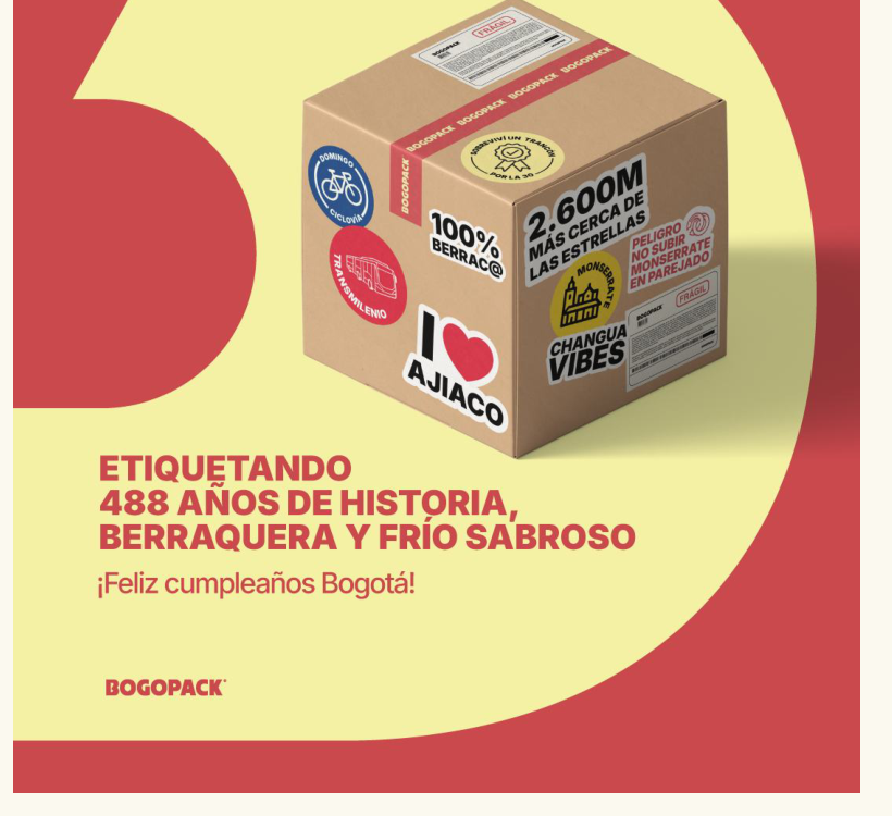 Etiquetando 488 años de historia, berraquera y frío sabroso